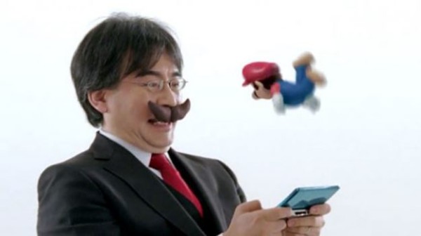 Iwata with a mustash