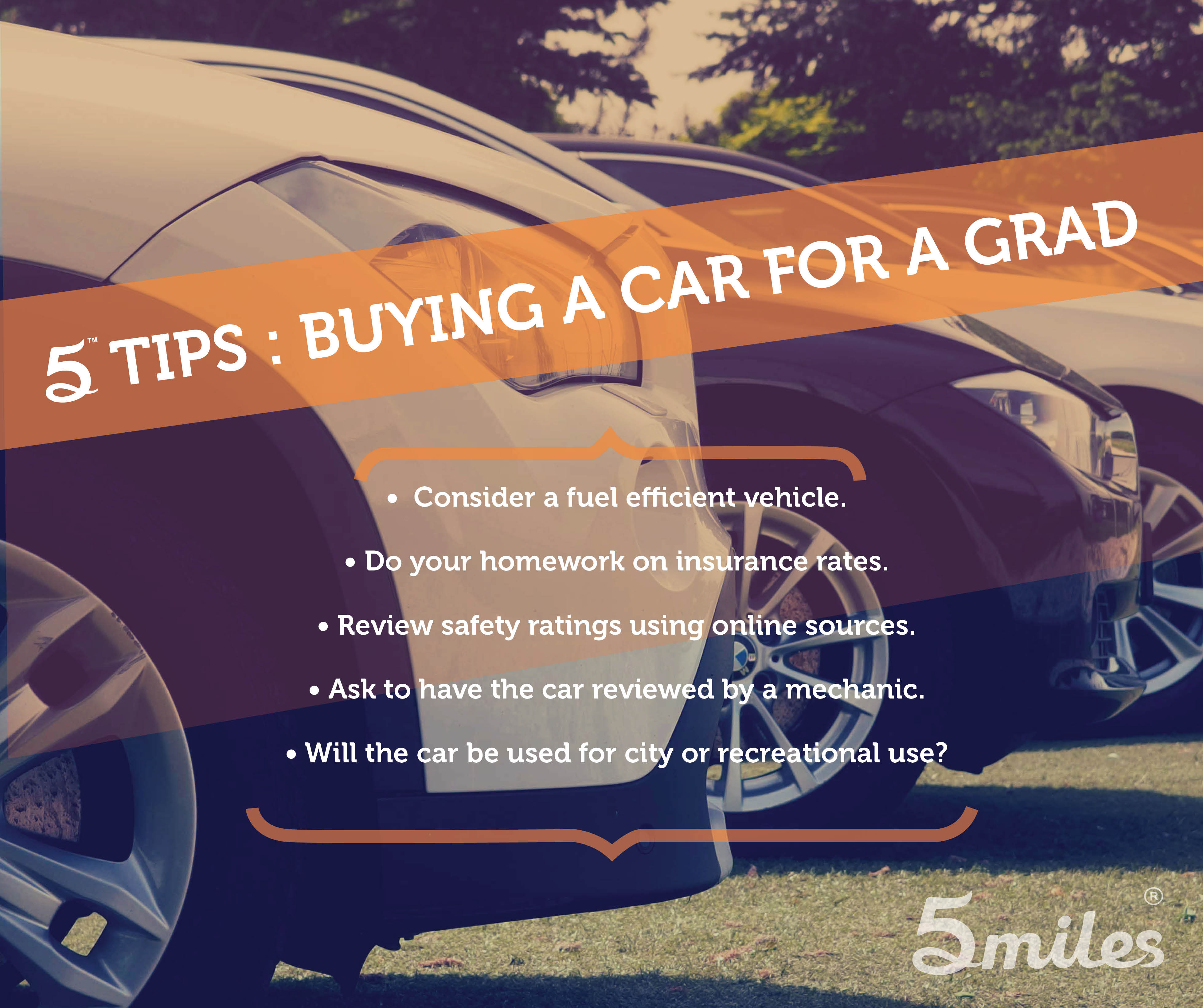 Tips for graduate car buying