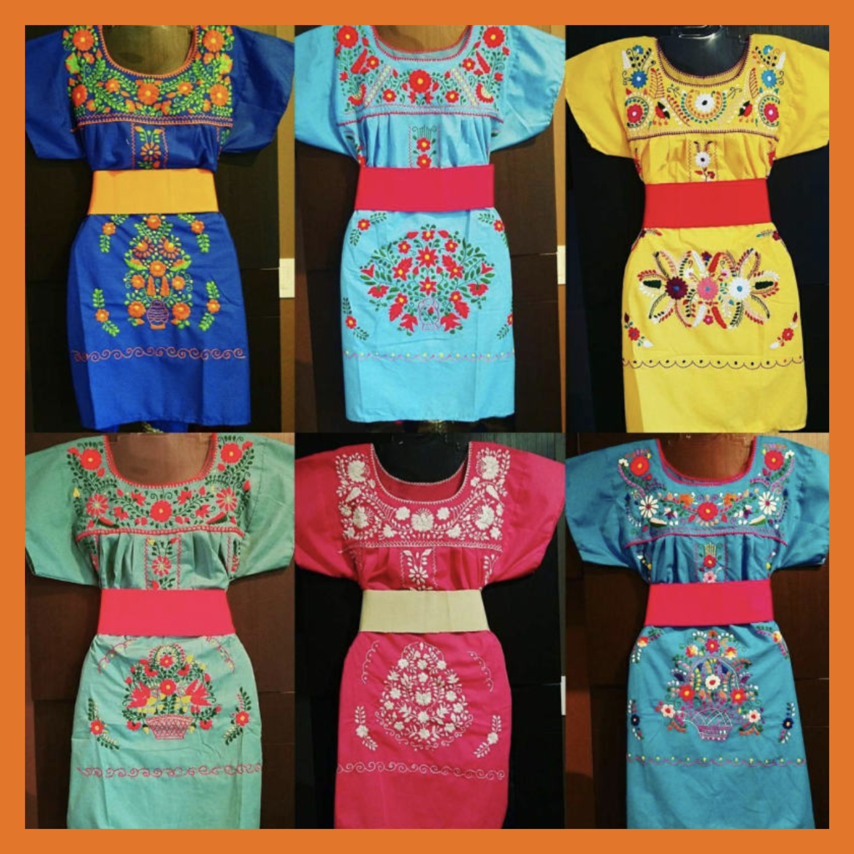 Authentic Hand Embroided Mexican Dresses in Chicago, IL for $45