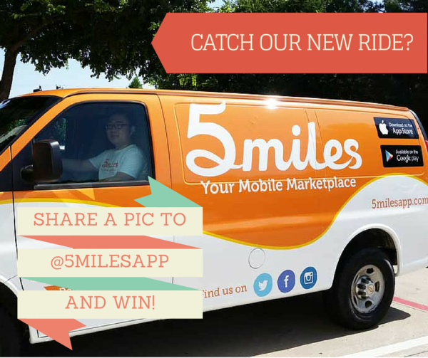 Catch us rollin’ through your neighborhood? 5miles Van!