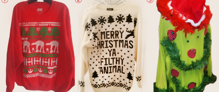 The good, the bad, and the UGLY: Christmas sweaters for every character