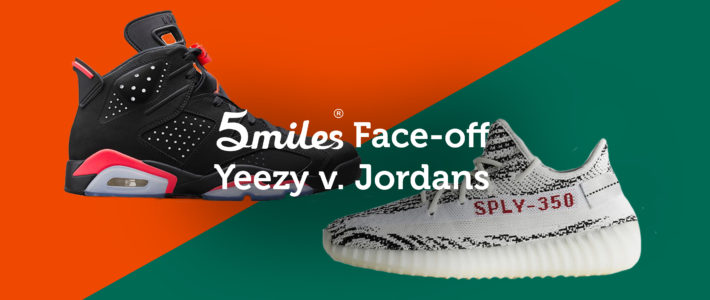 5miles Face-off: Adidas Yeezy vs. Nike Jordans