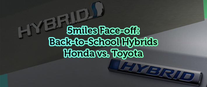5miles Face-off: Back-to-School Hybrids – Honda Insight vs. Toyota Avalon