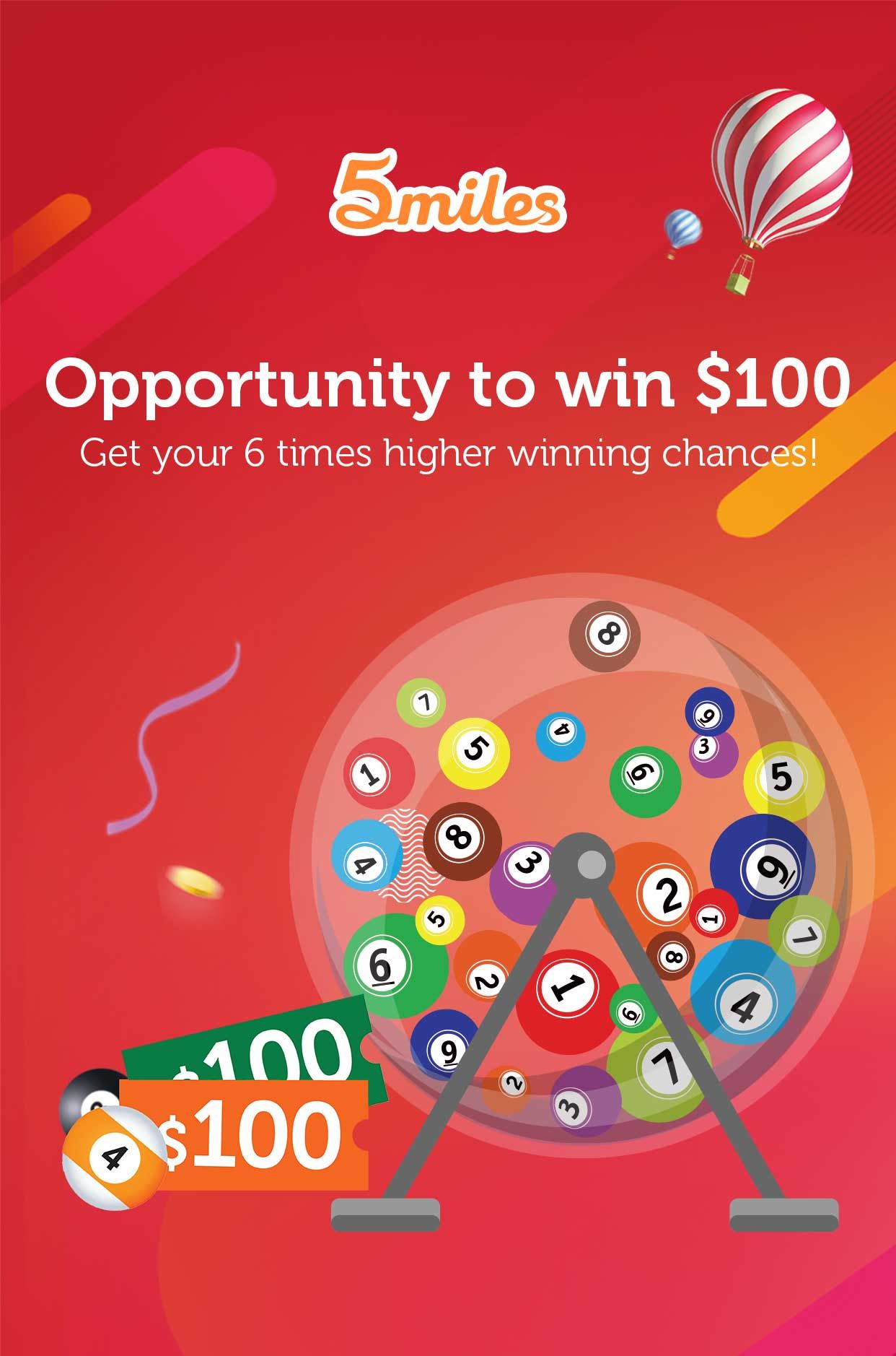 Test Your Luck on Lucky Draw Free to Play 5miles